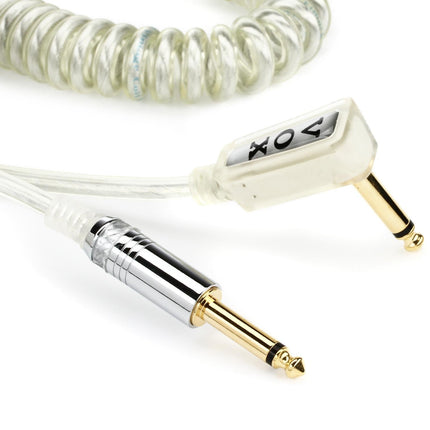 Vox VCC90 9M Vintage Coiled Guitar Cable - Silver (VCC-90/VCC 90)