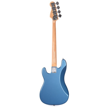 Fender Tony Franklin Fretless Precision Bass Guitar, Ebony Fretboard with Deluxe Hardshell Case - Lake Placid Blue