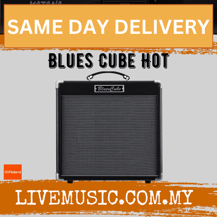 Roland Blues Cube Hot - 30 Watt, 1x12" Combo Amplifier - Black (BC-HOT/BCHOT)