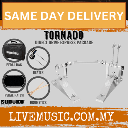 Sudoku Tornado Double Drum Pedal Direct Drive