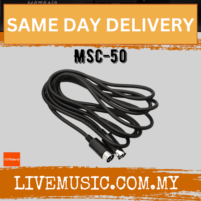 Roland MSC-50 - 5m Midi Cable (MSC50)