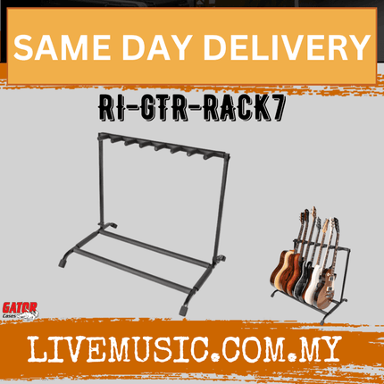 Gator Frameworks RI-GTR-RACK7 Guitar Rack for 7 Guitars (RIGTRRACK7)