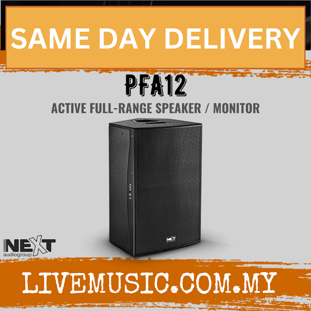 Next Audio PFA12 Active Full-Range Speaker ( PFA-12 / PFA 12 )