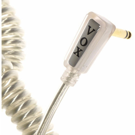 Vox VCC90 9M Vintage Coiled Guitar Cable - Silver (VCC-90/VCC 90)