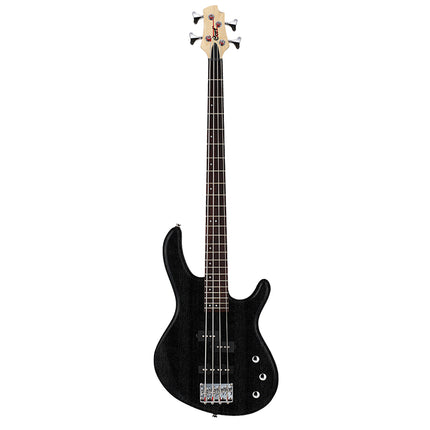 Cort Action PJ Electric Bass Guitar Jatoba Fretboard with Bag - Open Pore Black (ActionPJ/Action-PJ)