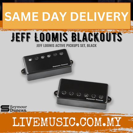 Seymour Duncan Jeff Loomis Blackouts Set Artist Signature Humbucker Guitar Pickup Set