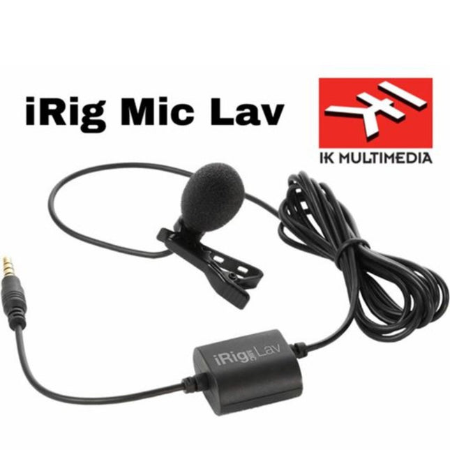 IK Multimedia iRig Mic Lav - Lavalier Microphone for iOS and Android