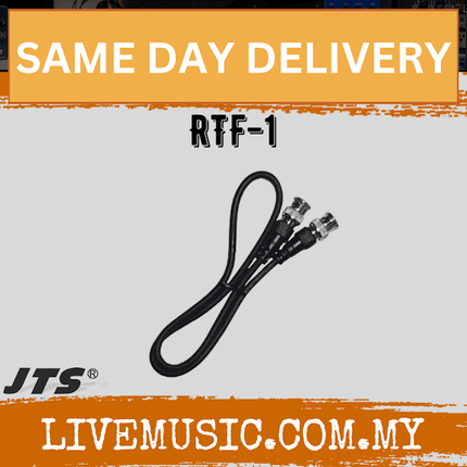 JTS RTF-1 BNC Antenna Extension Cable (1M) (RTF 1 RTF1)