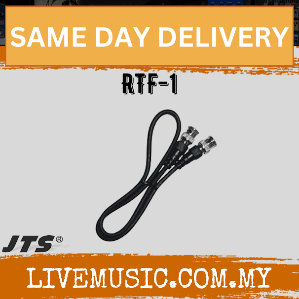 JTS RTF-1 BNC Antenna Extension Cable (1M) (RTF 1 RTF1)