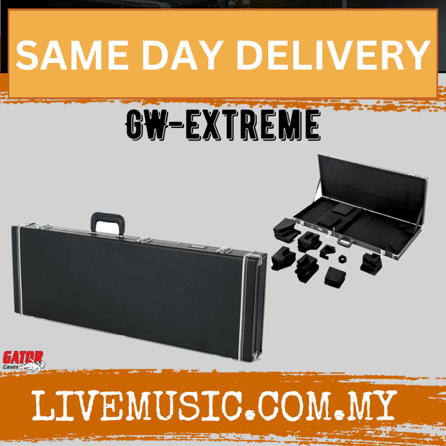 Gator GW-Extreme Electric Guitar Deluxe Wood Case (GWEXTREME/GW EXTREME)