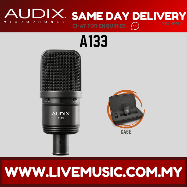 Audix A133 Large-Diaphragm Cardioid Condenser Microphone ( A-133 / A 133 )
