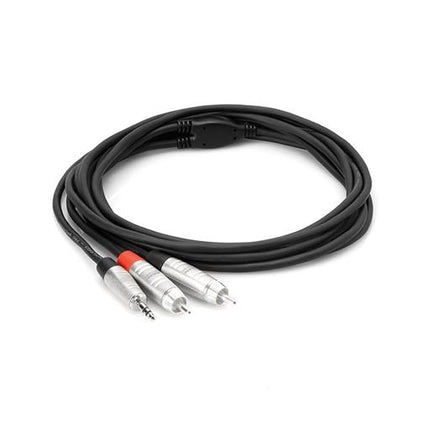 Hosa HMR-006Y Pro Y Cable, 3.5mm TRS to RCA, 6ft (HMR06Y/HMR 006Y)