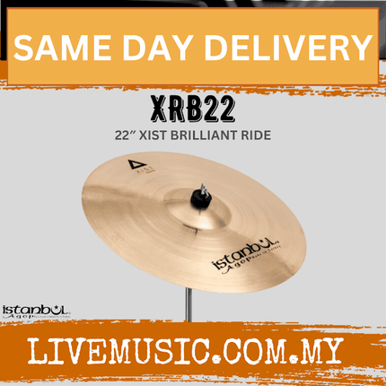 Istanbul Agop XRB22 22" Xist Brilliant Ride Cymbal (XRB-22/XRB 22)