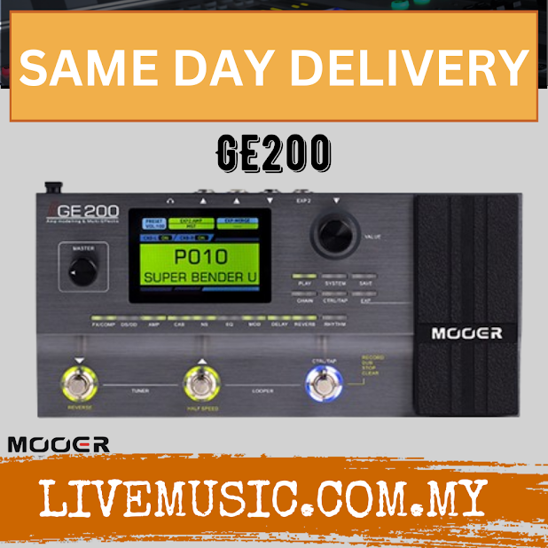 Mooer GE200 Multi Effects Pedal ( GE-200 / GE 200 )