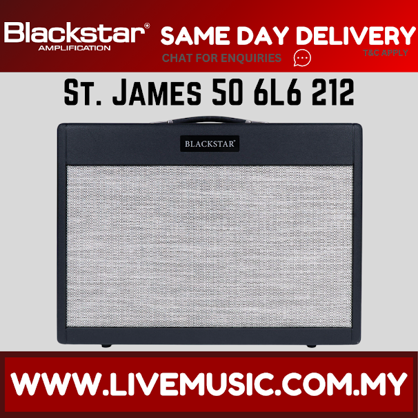 Blackstar St James 50 6L6 Combo - 50-watt 2x12 inch Guitar Tube Amplifier (StJames506L6Combo)