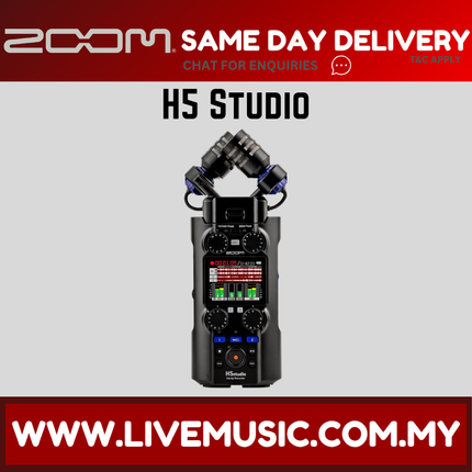 Zoom H5 Studio Handy Recorder & USB Audio Interface ( H5STUDIO )