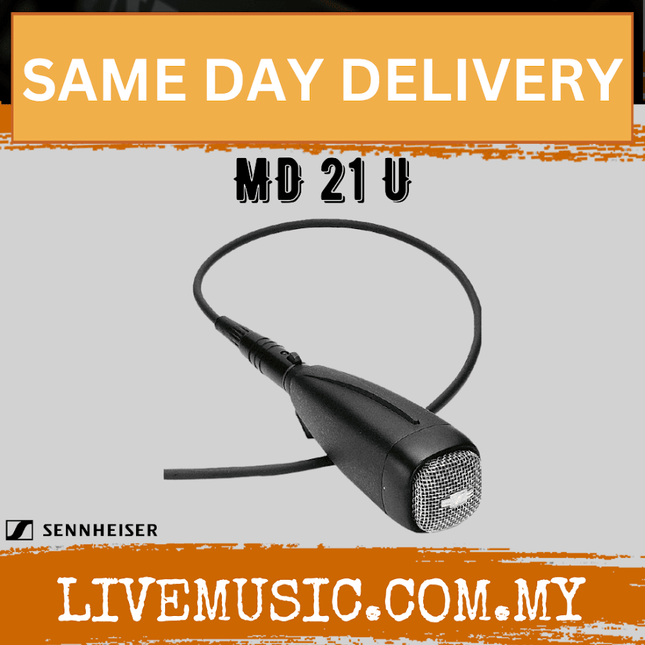 Sennheiser MD 21-U Omnidirectional Microphone ( MD21U / MD21 U )