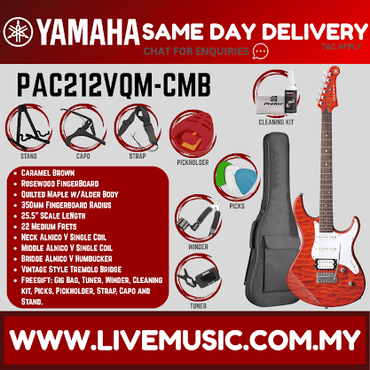 Yamaha PAC212VQM Pacifica Electric Guitar - ( PAC 212VQM / PAC-12VQM )