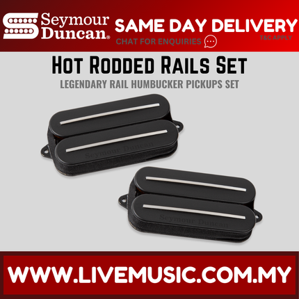 Seymour Duncan 11105-14-B Set SH-4/SH-2n Rail - Black
