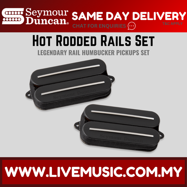 Seymour Duncan 11105-14-B Set SH-4/SH-2n Rail - Black