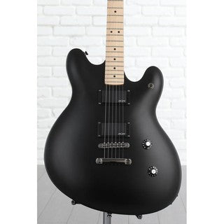 Squier Contemporary Starcaster Electric Guitar, Maple Fretboard - Flat Black