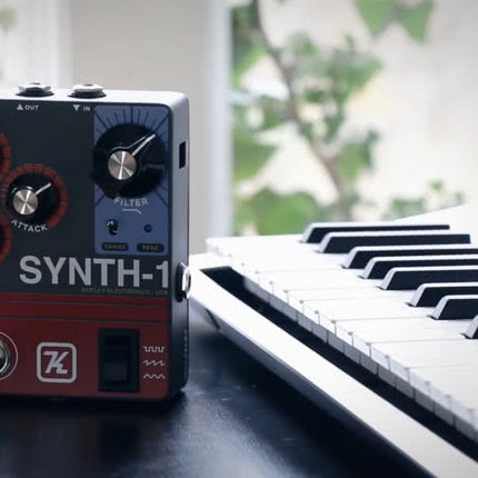 Keeley Synth-1 Reverse Attack Fuzz Wave Generator Guitar Effects Pedal (Synth1/Synth 1)