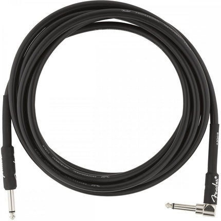 Fender Professional Series Angled Instrument Cable, 10ft - Black