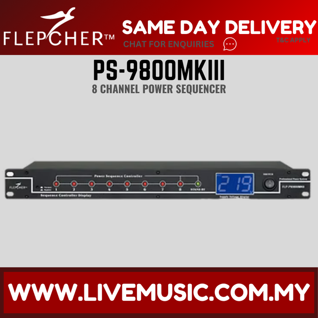 Flepcher PS-9800MKIII Power Sequencer ( PS9800 / PS 9800 )
