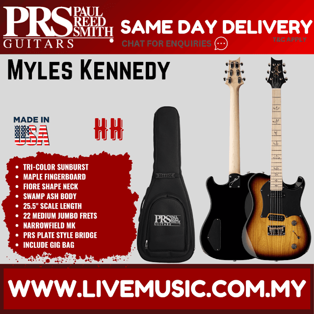 PRS Myles Kennedy Signature Electric Guitar Maple FB