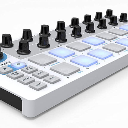 Arturia Beatstep MIDI Controller and Step Sequencer - White Edition