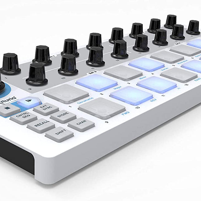Arturia Beatstep MIDI Controller and Step Sequencer - White Edition