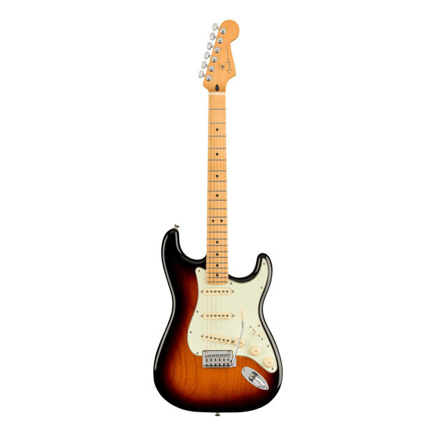 Fender Player Plus Stratocaster Electric Guitar, Maple Fretboard - 3-Color Sunburst