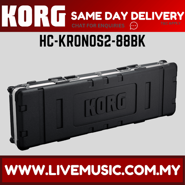 Korg HC-KRONOS2 88 Fitted Flight Hard Case Travel For 88 Key Kronos Keyboard ( HC KRONOS2 )