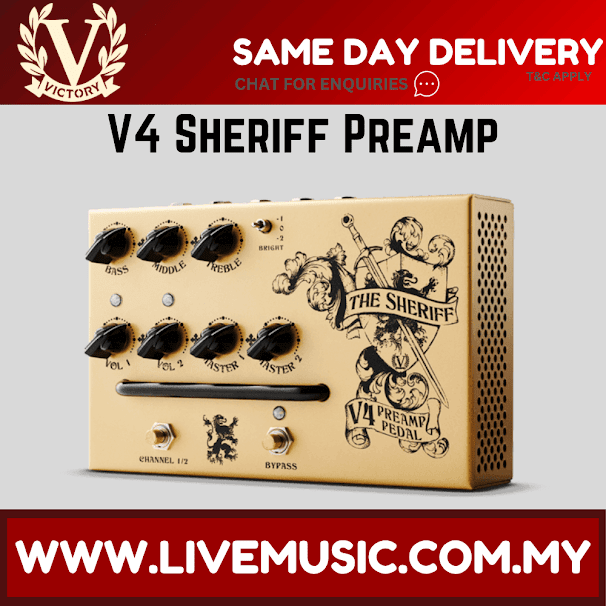 Victory V4 The Sheriff Guitar Preamp Pedal