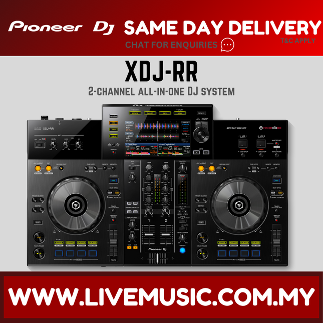 Pioneer DJ XDJ-RR Digital rekordbox DJ System With Monitor Speaker And Case (XDJ RR/XDJRR)