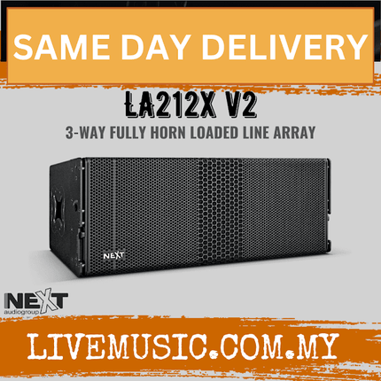 Next Audio LA212X v2 - 3-Way Fully Horn Loaded Line Array Element ( LA212X-v2 / LA212Xv2 )