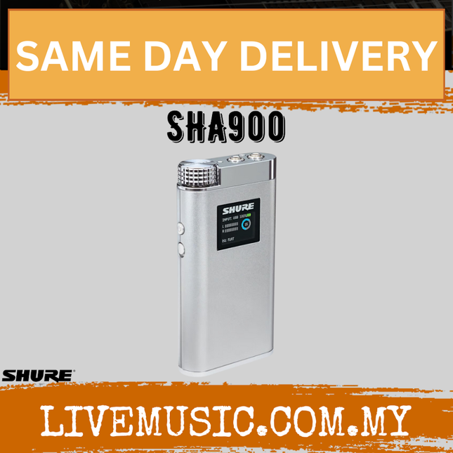 Shure SHA900 Portable Listening Amplifier for headphones and earphones ( SHA-900 / SHA 900 )