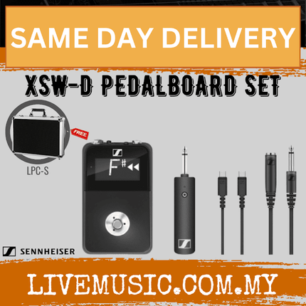 Sennheiser XSW-D Pedalboard Set Digital Wireless Guitar System ( XSW D Pedalboard/XSW-D )