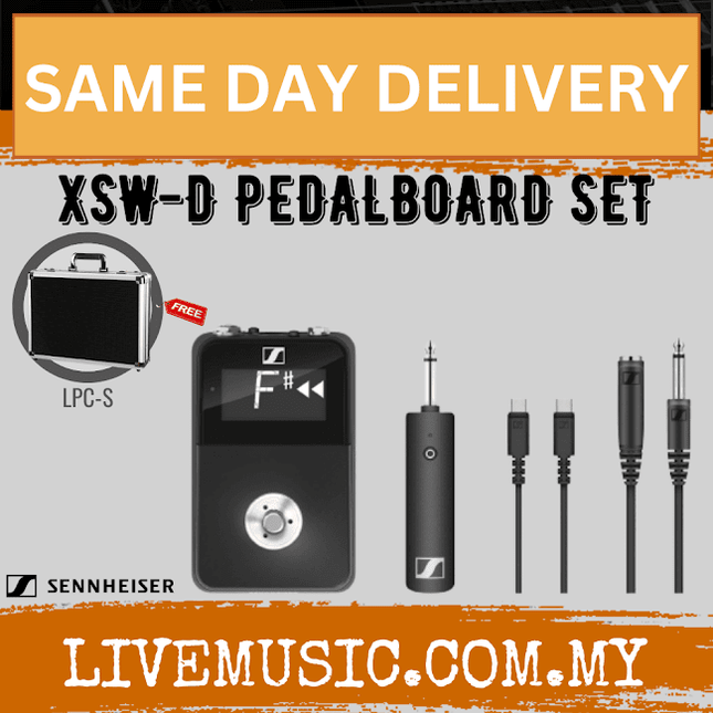 Sennheiser XSW-D Pedalboard Set Digital Wireless Guitar System ( XSW D Pedalboard/XSW-D )