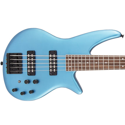 Jackson X Series Spectra SBX V 5-String Bass Guitar, Laurel Fretboard - Electric Blue