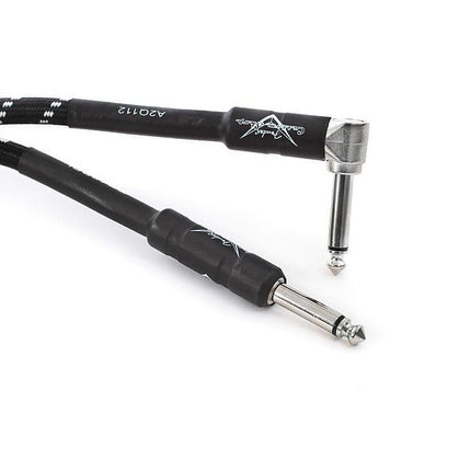 Fender Custom Shop Performance Series 10ft Angled Instrument Cable - Black Tweed