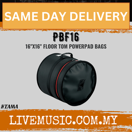 Tama PBF16 PowerPad Drum Bag for Floor Tom, 16"x16" ( PBF-16 / PBF 16 )