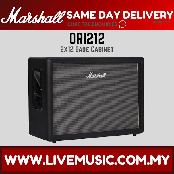 Marshall ORI212 Origin Series - 160 Watt, 2x12" Horizontal Extension Cabinet