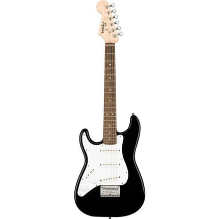 Squier Mini Stratocaster Left-Handed Electric Guitar, Laurel Fretboard - Black