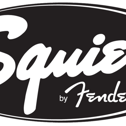 Squier Sonic Precision Bass Guitar w/White Pickguard, Laurel FB, Black
