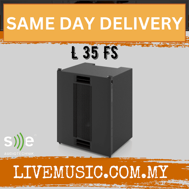 SE Audiotechnik L-line L 35 FS 1×8″ Flyable Subwoofer, 8 Ω - Black (L35FS L-35-FS)