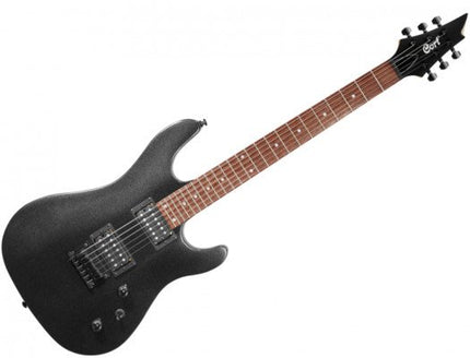 Cort KX100 Electric Guitar Jatoba Fretboard with Bag - Black Metallic (KX-100/KX 100)