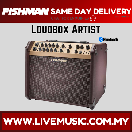 Fishman Loudbox Artist - 120 Watt Acoustic Guitar Amplifier with Bluetooth