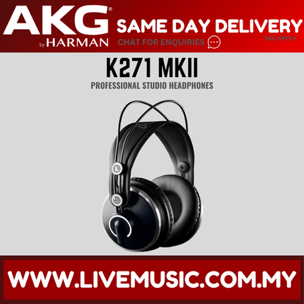 AKG K271 MKII Closed-back Studio and Live Headphones with Mute (K-271 / K 271 mk2)