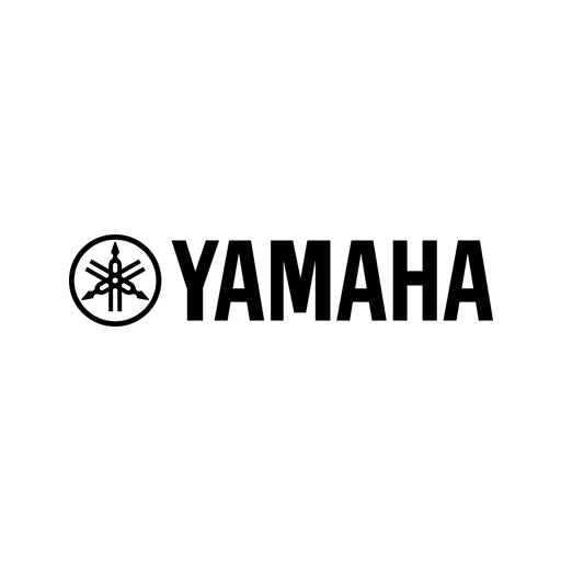 Yamaha logo with tuning-fork emblem on a white background